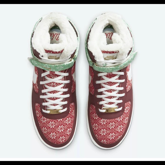 Nike Air Force 1 High '07 Nordic Christmas DC1620 - Picture 4 of 6